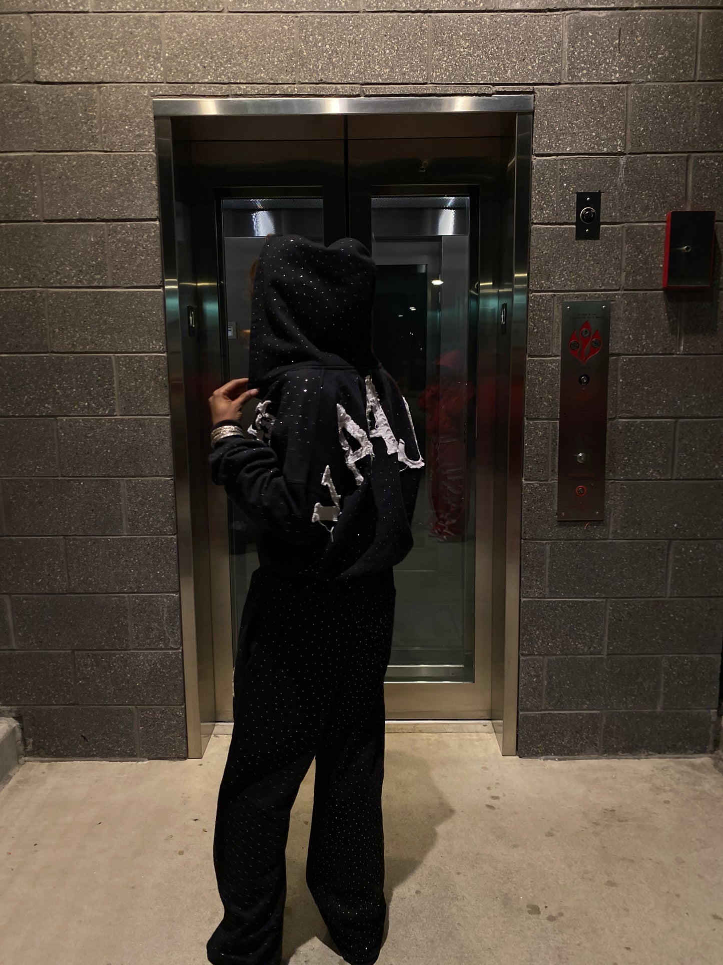 Rhinestone KAASU Sweatsuit