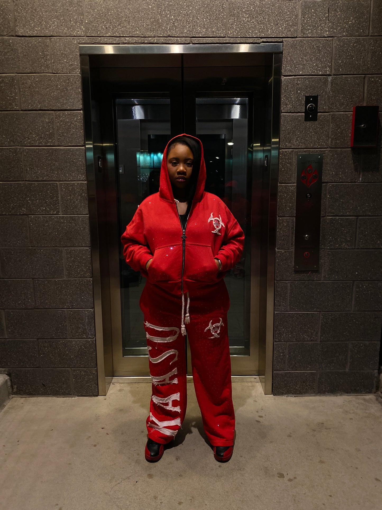 Rhinestone KAASU SweatSuit